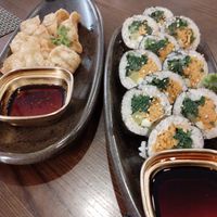 Entrées at Jeju Korean Bistro in Freiburg