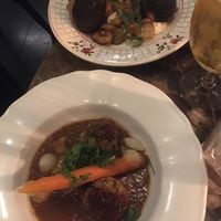 Bourguinon et croquettes topinambours mayonnaise   at Faubourg Daimant in Paris