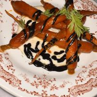 Glazed baby carrots   at Faubourg Daimant in Paris