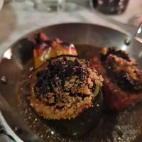 Verdure ripiene (il mio preferito) pomodoro, zucchina e peperone at Faubourg Daimant in Paris