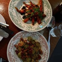 Carrots & sprouts  at Faubourg Daimant in Paris