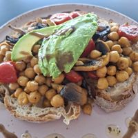 The vegan breakfast at SunRose Beach Aparthotel in Corfu