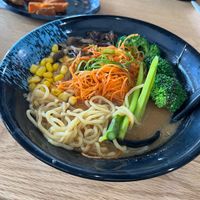 Vegan Miso Ramen 🍜   at Okasan Ramen in South Bend