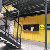 Counter where they take your order at Oiga in Lima