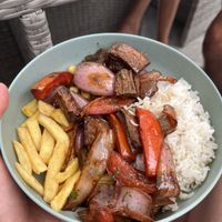 Lomo saltado   at Oiga in Lima