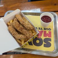 Chicken tenders at Oiga in Lima