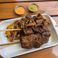 Anticuchos grande at Oiga in Lima