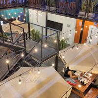 Inside at Oiga in Lima