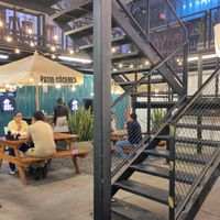 Inside at Oiga in Lima