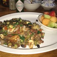 Vegan Veggie scramble  at Driftwood Cafe in South Lake Tahoe