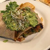 Tofu breakfast burrito at Driftwood Cafe in South Lake Tahoe