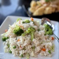 Vegetable Fried Rice   at Canaan Cafe in Lomita