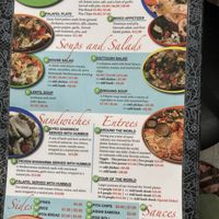 Menu items  at Circle of Friends Restaurant in Findlay