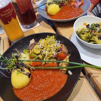 Brauhausbowl in 2022 with extra vegetables at Schlossbrauhaus Schwangau in Schwangau