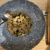 Whimsical fried rice!  at Mer in Tokyo