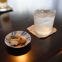 Gratis Tofuhaut mit Soyasoße at Mer in Tokyo
