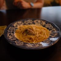Nudeln in Pilzsoße at Mer in Tokyo