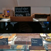 Der Schwedische Apfelkuchen war lecker! at Gartencafé Wiligrad in Luebstorf