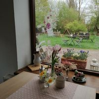 Schöne Atmosphäre at Gartencafé Wiligrad in Luebstorf