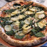 The Spinache pizza  at Dej - Magasin in Copenhagen