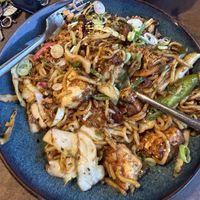 Yakisoba noodle with tofu  at Lazy Panda Pan Asian in Manchester