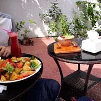 T at Organic Smoothie Bowl and Café - Boudhha in Kathmandu