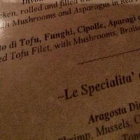 Filetto di tofu at Venetian Hotel - Zeffirino in Las Vegas