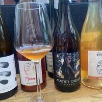 Serbian orange wine  at Bardzo in Poznan