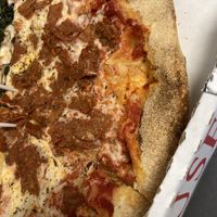 New York Style with Vegan Pepperoni  at Slice House in Thousand Oaks