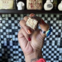 Close-Up of Interior of Vegan Chocolate 🍫 Crispy 😛  at Mollie Stone's in San Mateo