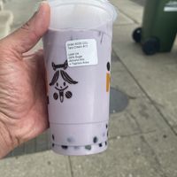 Vegan Taro made with Almond Milk   at I Heart Boba in Guelph