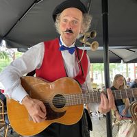 Entertainment on a saturday night in summer  at Eetcafé de Baron in Utrecht