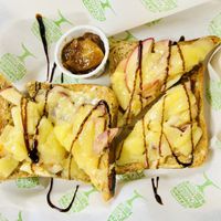 Rarebit toast   at Soul Foods in Alford