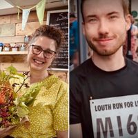 The very welcoming lady and gentleman at the cafe 😊  at Soul Foods in Alford