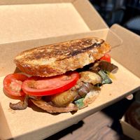 Toasted eggplant sandwich: 4/5 at Greens Supermarket in Newtown