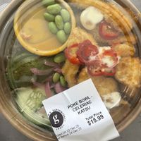 Poke bowl 6.5/10  at Greens Supermarket in Newtown