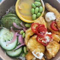 No watermelon, had coriander, katsu soggy and avo on the edge to  off  at Greens Supermarket in Newtown