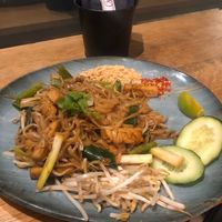 The vegan pad Thai with tofu at Thai Thai Street Food in Zagreb