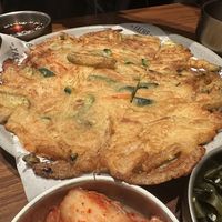 Vegetable pancakees  at Yache in Taipei