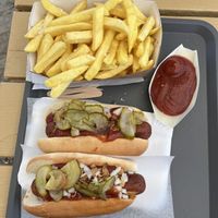   at Sandkassens Grill Og Vaffelbod in Blaavand