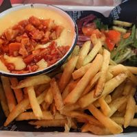 Loaded mac plate at Scotch & Rye in Inverness