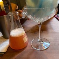 COTTON CANDY COSMO *
Premium triple sec, Absolut citrus vodka, lime & pressed cranberries served with cotton candy cloud at Scotch & Rye in Inverness