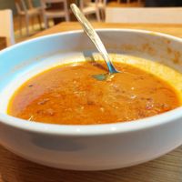 Thai Lentil Soup (7.25) at beets&roots - Potsdamer Platz in Berlin