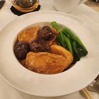 Tofu with mushrooms and veg at Disneyland - Plaza Inn  in Outlying Islands