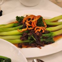Steamed kale with preserved veg at Disneyland - Plaza Inn  in Outlying Islands