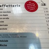 Covfefe can be ordered with plant based milk at L'Osteria in Aachen