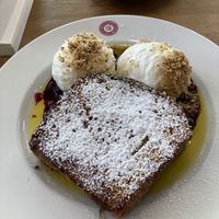 vegetarian french toast  at Frühstück 3000 in Berlin