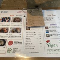 Menu  at Ukishima Garden in Naha