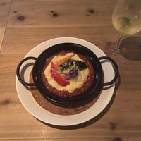 fried grain rice with cheese and vegetables  at Ukishima Garden in Naha