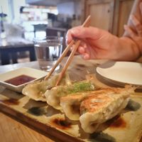 Gyoza at Ukishima Garden in Naha